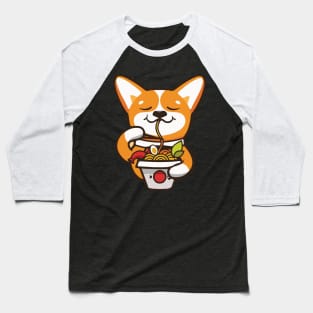 Corgi Dog Cute Funny Baseball T-Shirt